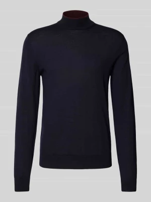 Sweter z dzianiny z golfem CRUNA