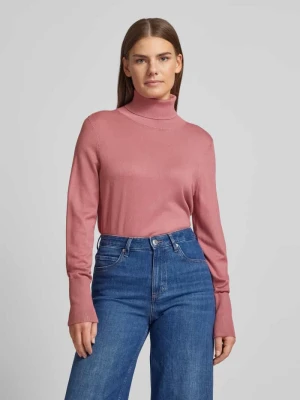 Sweter z dzianiny z golfem Jake*s Collection