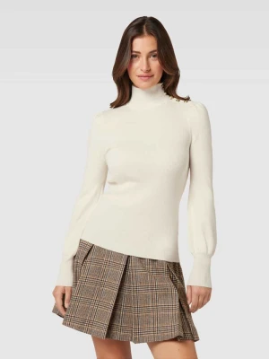 Sweter z dzianiny z golfem Lauren Ralph Lauren
