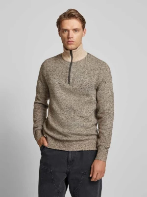 Sweter z dzianiny z golfem model ‘COSPACE’ jack & jones