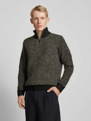 Sweter z dzianiny z golfem model ‘COSPACE’ jack & jones