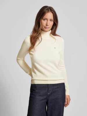 Sweter z dzianiny z golfem model ‘EXTRAFINE’ Gant