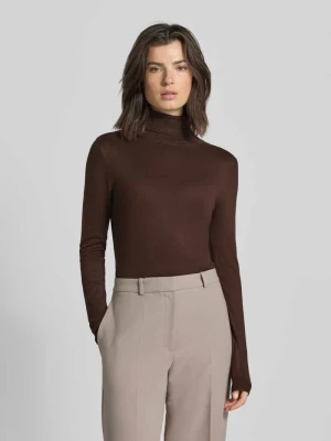 Sweter z dzianiny z golfem model ‘MAFA’ Ichi