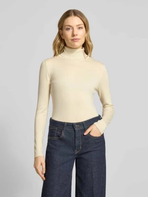 Sweter z dzianiny z golfem model ‘MAFA’ Ichi