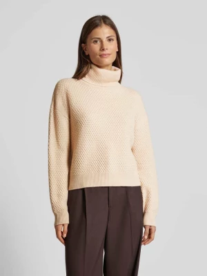 Sweter z dzianiny z golfem model ‘NERO’ Max Mara Studio