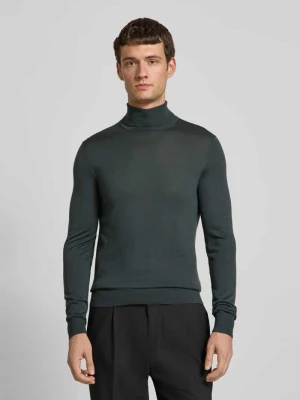 Sweter z dzianiny z golfem model ‘Neville’ Tiger Of Sweden