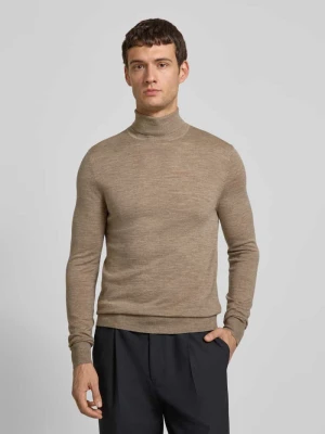 Sweter z dzianiny z golfem model ‘Neville’ Tiger Of Sweden