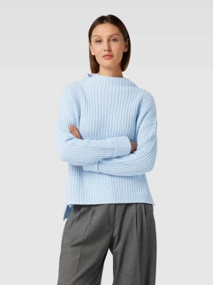 Sweter z dzianiny z golfem model ‘SELMA’ Selected Femme