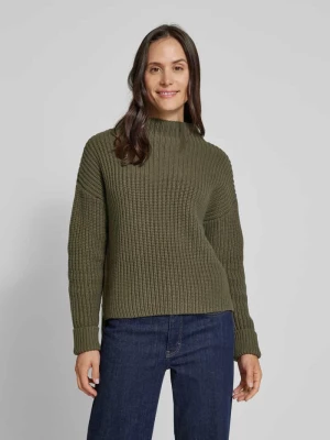 Sweter z dzianiny z golfem model ‘SELMA’ Selected Femme