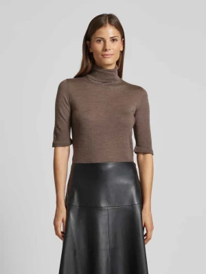 Sweter z dzianiny z golfem model ‘VADIUS’ MaxMara Leisure