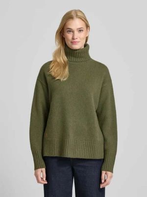 Sweter z dzianiny z golfem Polo Ralph Lauren