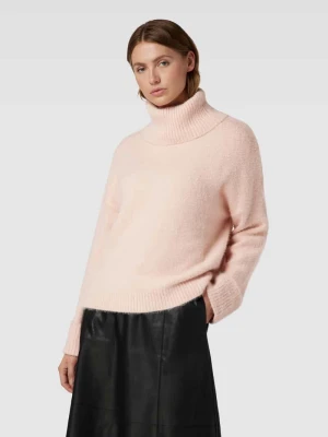 Sweter z dzianiny z golfem Zero