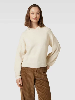Sweter z dzianiny z kapturem model ‘DOFFY’ Vero Moda