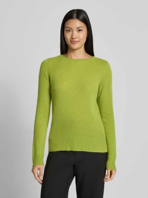 Sweter z dzianiny z kaszmiru z okrągłym dekoltem Betty Barclay