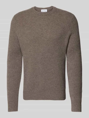 Sweter z dzianiny z kaszmiru z okrągłym dekoltem FTC Cashmere