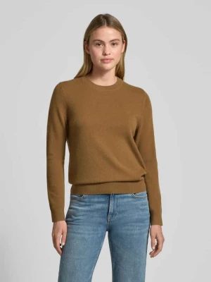 Sweter z dzianiny z kaszmiru z okrągłym dekoltem Jake*s Casual