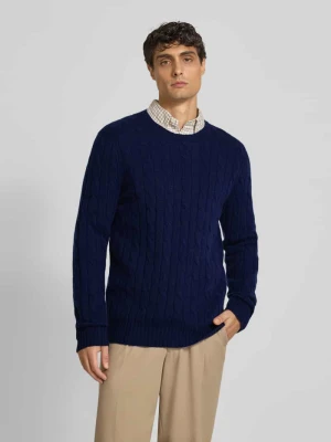 Sweter z dzianiny z kaszmiru z okrągłym dekoltem Polo Ralph Lauren