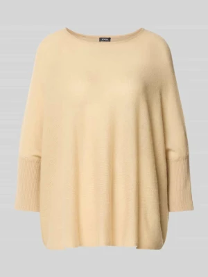 sweter z dzianiny z kaszmiru z rękawem o dł. 3/4 Joop!
