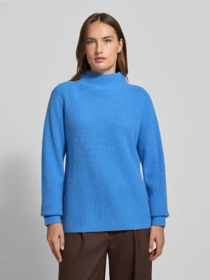 Sweter z dzianiny z kaszmiru ze stójką FYNCH-HATTON