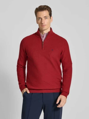 Sweter z dzianiny z kołnierzem FYNCH-HATTON