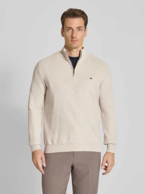 Sweter z dzianiny z kołnierzem FYNCH-HATTON