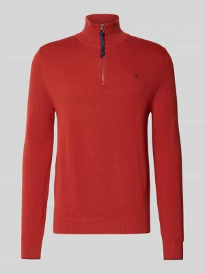 Sweter z dzianiny z kołnierzem Lerros