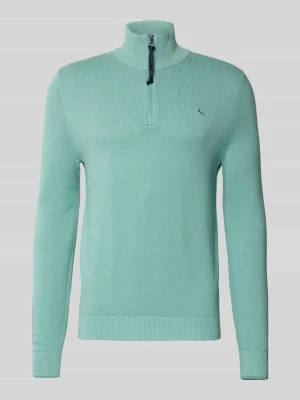 Sweter z dzianiny z kołnierzem Lerros