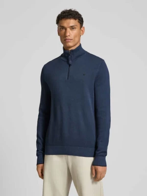 Sweter z dzianiny z kołnierzem Lerros