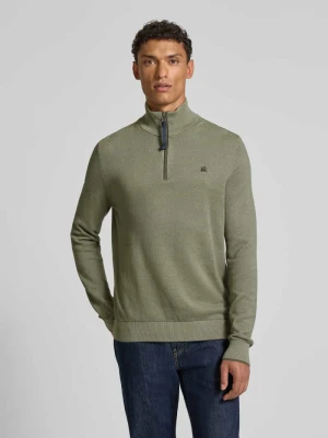 Sweter z dzianiny z kołnierzem Lerros