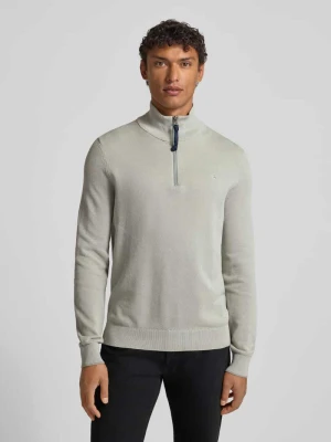 Sweter z dzianiny z kołnierzem Lerros