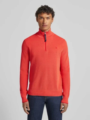 Sweter z dzianiny z kołnierzem Lerros