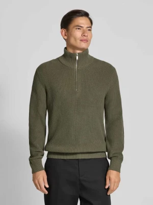Sweter z dzianiny z kołnierzem MCNEAL