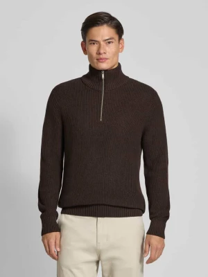 Sweter z dzianiny z kołnierzem MCNEAL