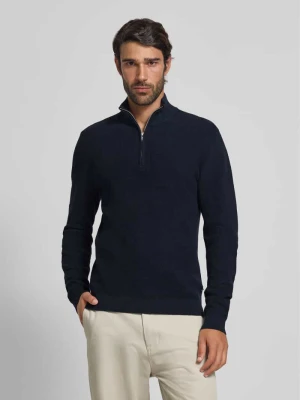 Sweter z dzianiny z kołnierzem model ‘lagoon’ Matinique