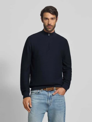 Sweter z dzianiny z kołnierzem OLYMP Level Five