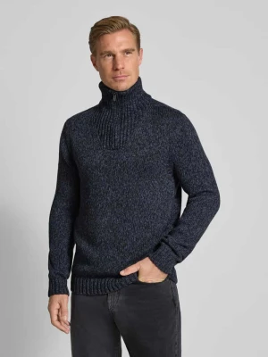 Sweter z dzianiny z kołnierzem RAGMAN