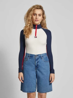 Sweter z dzianiny z kołnierzem Tommy Jeans