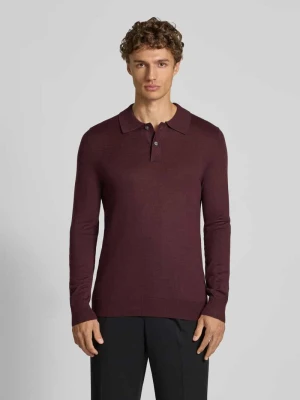 Sweter z dzianiny o kroju slim fit z mieszanki wełny Christian Berg Men