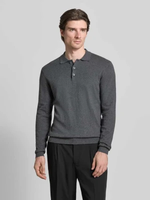 Sweter z dzianiny z mieszanki bawełny i kaszmiru model ‘FRODE’ casual friday