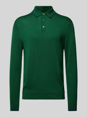 Sweter z dzianiny z kołnierzykiem polo Polo Ralph Lauren