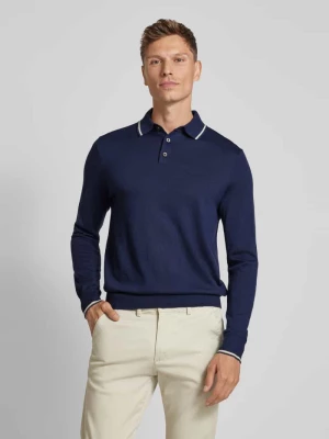 Sweter z dzianiny z kołnierzykiem polo Polo Ralph Lauren