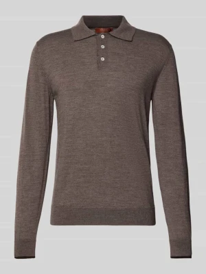 Sweter z dzianiny z kołnierzykiem typu kent CRUNA