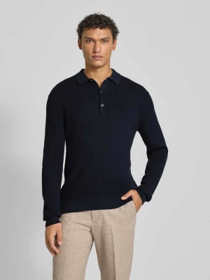 Sweter z dzianiny z kołnierzykiem typu kent OLYMP Level Five
