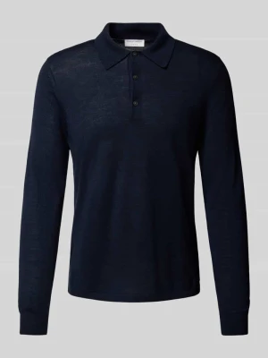 Sweter z dzianiny z kołnierzykiem typu kent Tiger Of Sweden
