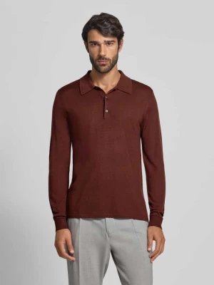 Sweter z dzianiny z kołnierzykiem typu kent Tiger Of Sweden