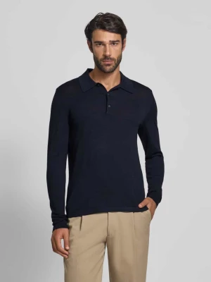 Sweter z dzianiny z kołnierzykiem typu kent Tiger Of Sweden
