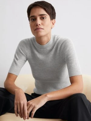 Sweter z dzianiny z krótkim rękawem Marc O'Polo