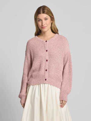 Zdjęcie produktu Sweter z dzianiny z listwą guzikową model ‘TOBAY’ American vintage
