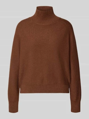 Sweter z dzianiny z mieszanka lnu model 'TORRE' Marella Jasnobrązowy