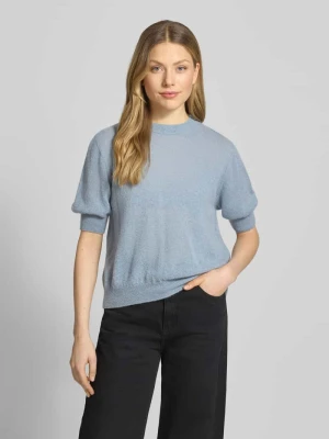 Sweter z dzianiny z mieszanka wełny z alpaki model 'SANIDY' drykorn